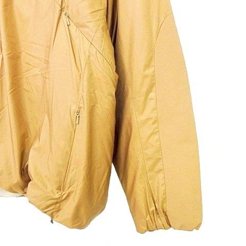 サンドウォーター SANDWARTERR 美品 ORGANIZED HOODED PUFF BLOUSON フーデッド パフ ブルゾン ジャケット 1 S相当 ベージュ メンズ_3