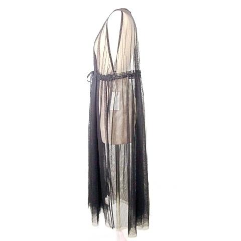 未使用品 タグ付き 25SS チュールロングジレ ベスト 835623 38 M相当