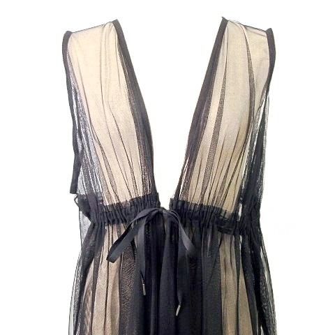 未使用品 タグ付き 25SS チュールロングジレ ベスト 835623 38 M相当