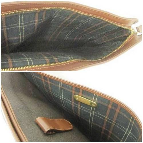 dunhill（ダンヒル） セカンドバッグ カバン 鞄 イタリア製 オリーブ