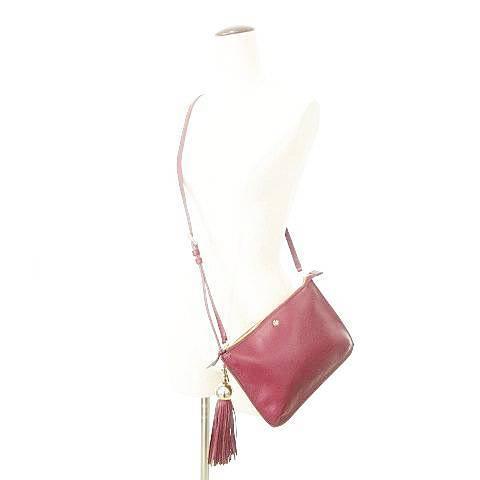TORY BURCH（トリーバーチ） 美品 ペブルレザー ショルダーバッグ 