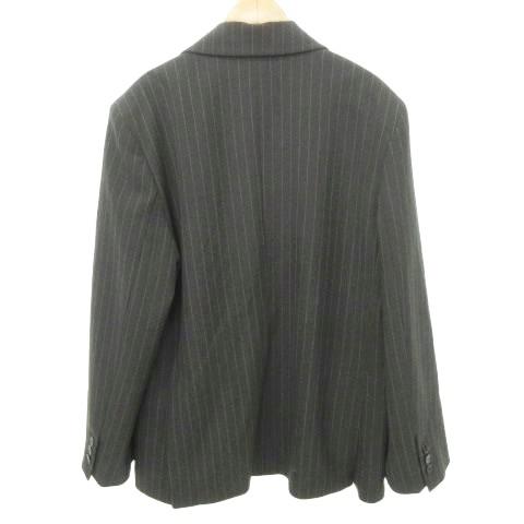 さら ZARA（ザラ） テーラード ジャケット ダブル ストライプ 肩パッド 厚手
