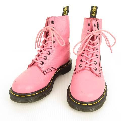 ドクターマーチン Dr Martens Pascal W Zip パスカル Wジップ 8ホール ブーツ Uk3 ピンク レディース 053 ブランド古着販売のベクトル 通販 Yahoo ショッピング