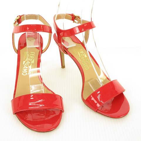 サルヴァトーレフェラガモ Salvatore Ferragamo 美品 ヒール サンダル