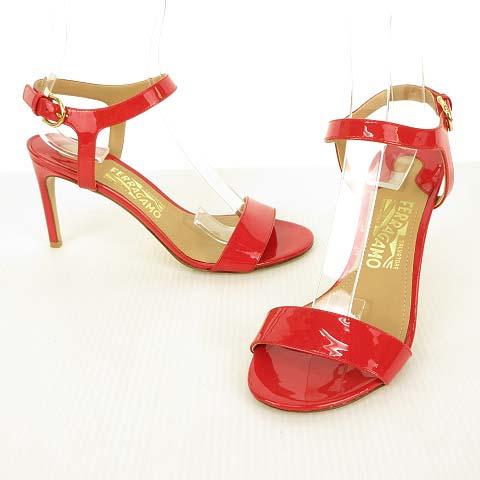 サルヴァトーレフェラガモ Salvatore Ferragamo 美品 ヒール サンダル