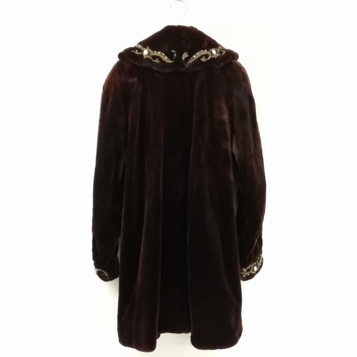 VALENTINO FURS ヴァレンティノ　カシミヤ混　ロングコート　毛皮 VALENTINO FURS ヴァレンティノ カシミヤ混 ロングコート 毛皮