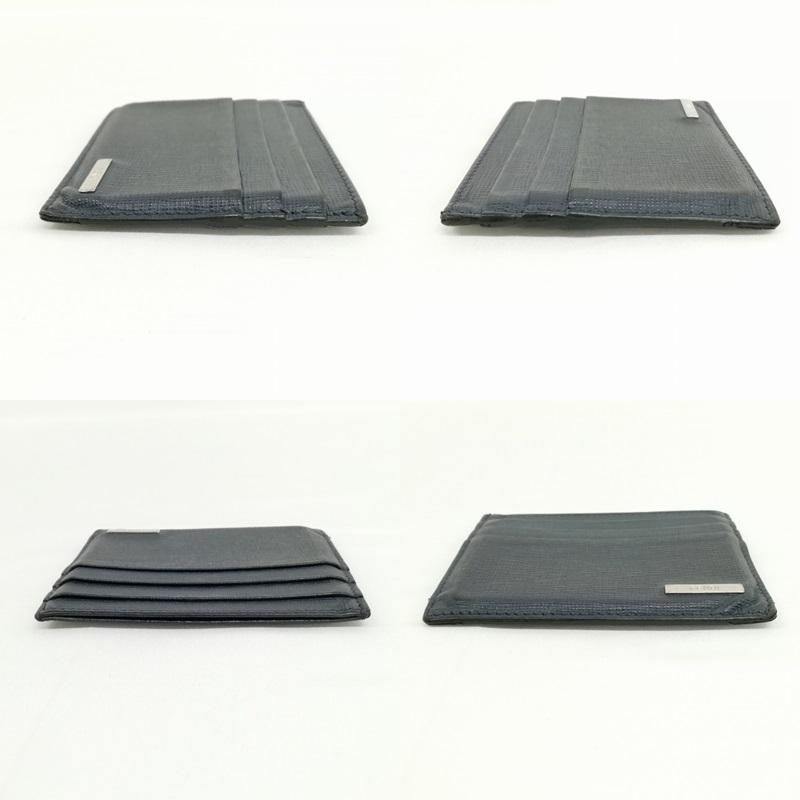 フェンディ FENDI ロゴ 7M0164 名刺入れ パスケース カードケース レザー ブラック 未使用 FENDI（フェンディ） FENDI 7M0164 カードケース 名刺入れ パスケース