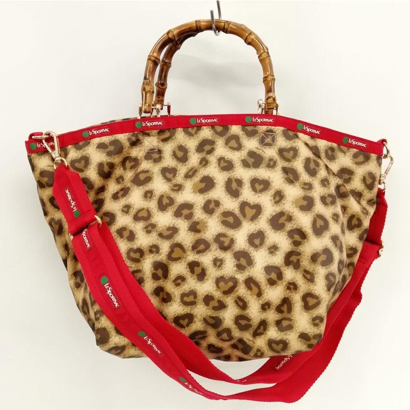 レスポートサック LesportSAC MEDIUM BAMBOO TOTE レオパード柄 