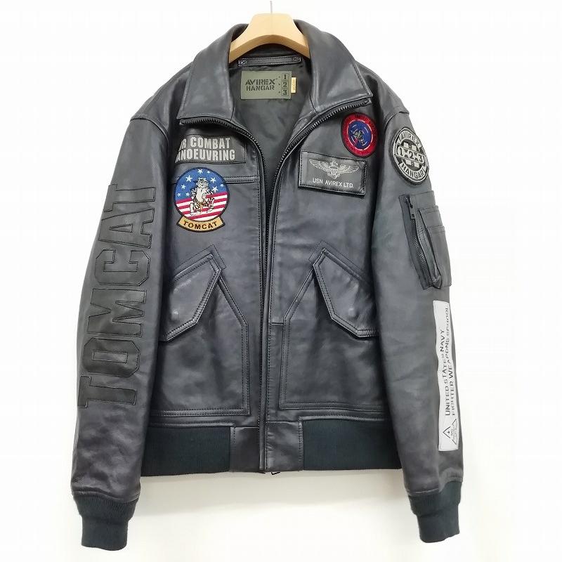 アヴィレックス AVIREX CWU LETHER JKT TOP GUN レザージャケット 