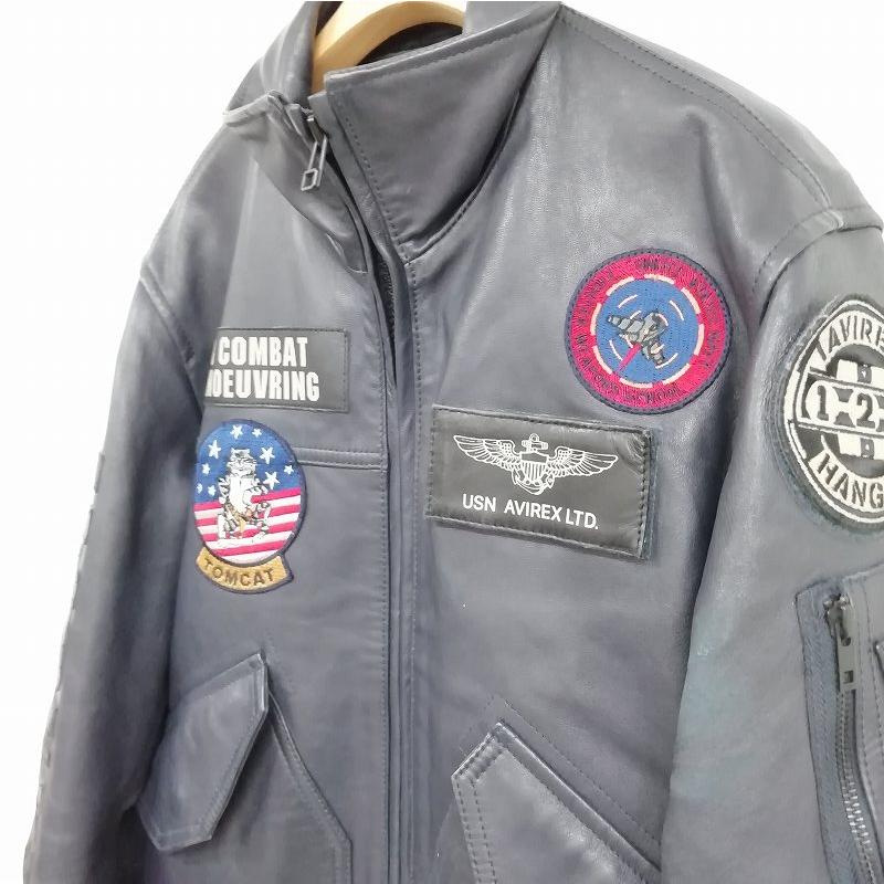 アヴィレックス AVIREX CWU LETHER JKT TOP GUN レザージャケット 