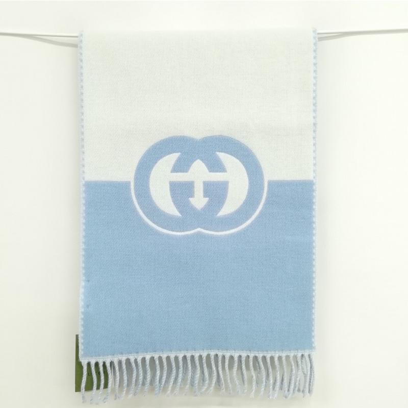 未使用品 グッチ GUCCI 715497 インターロッキングG ウール カシミヤ  