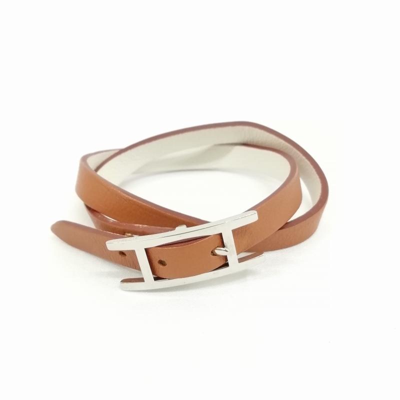 エルメス HERMES ビーアピ ドゥブルトゥール ブレスレット 