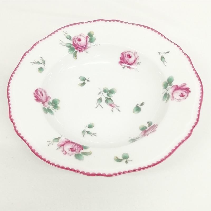 USED】リチャードジノリプレート4P アンティックローズ廃盤品