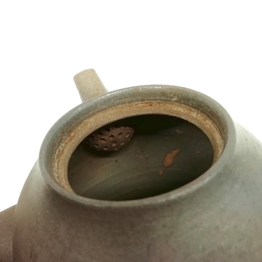 煎茶道具　笠間焼　黒田隆作　焼〆　横手急須　共箱　V　R9006 公式】アンティーク家具ラフジュ工房商品詳細ページ中古未使用品 笠間