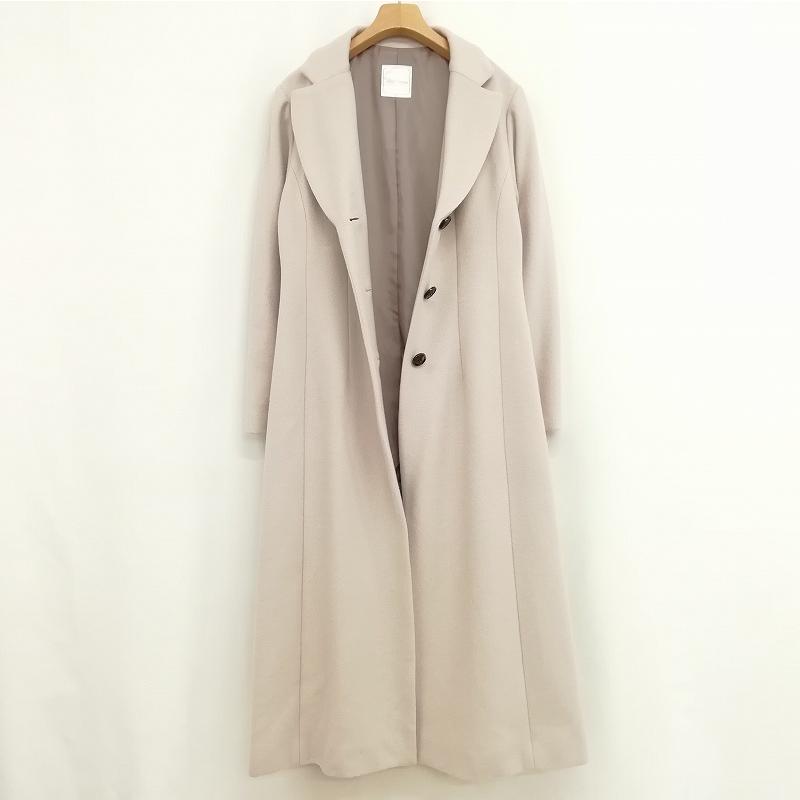 And Couture アンドクチュール チェスターコート ロング ウール 38 