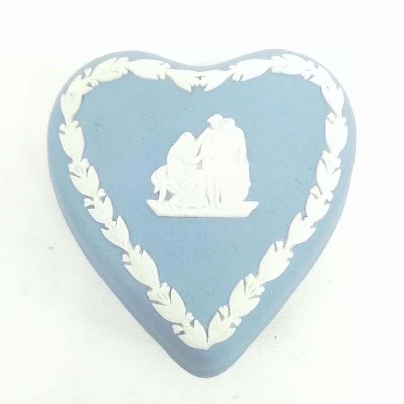 ウェッジウッド（Wedgwood） のジャスパー ペールブルー ハート