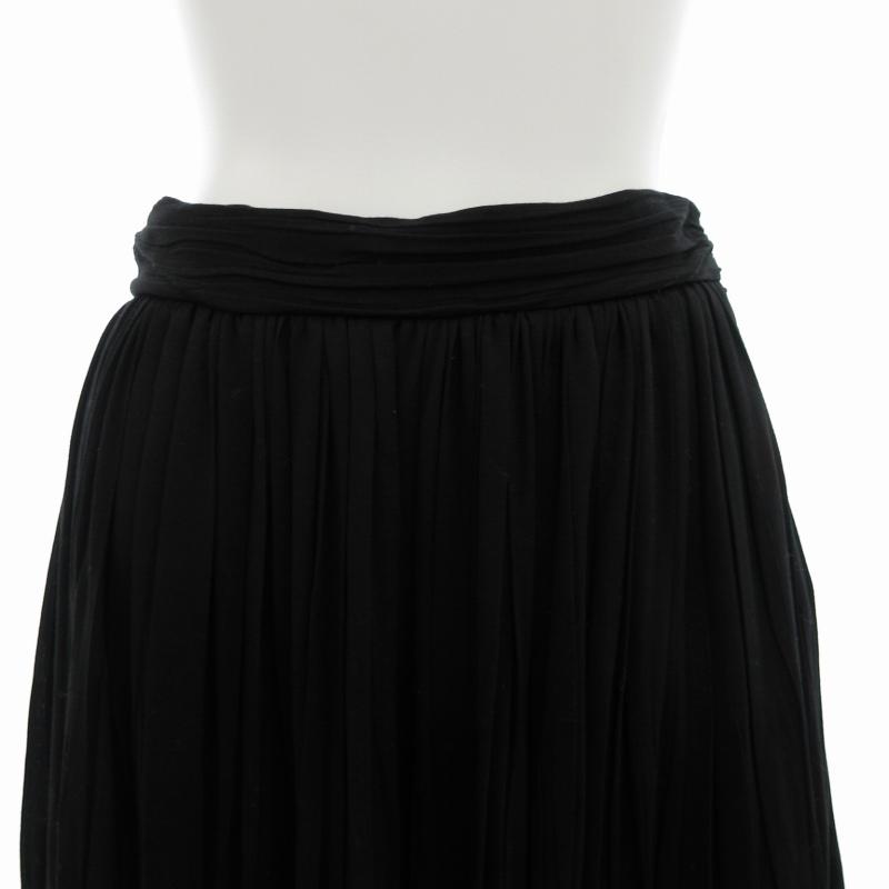 美品】バーバリーロンドン 巻きスカート サイドベルト ブラック 40 L