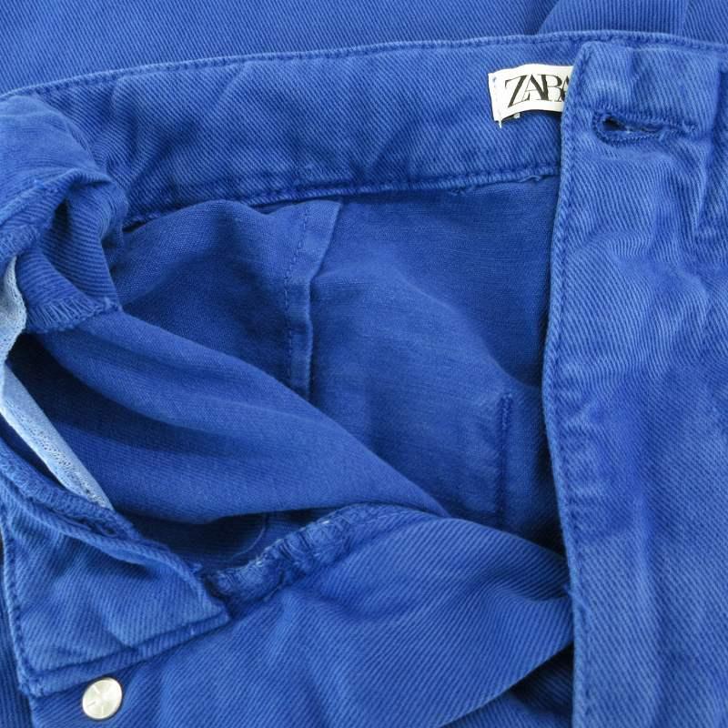 ZARA ザラ ワイドパンツ ハイウエスト ジップフライ ボタン ZARA ザラ ワイドパンツ ハイウエスト ジップフライ ボタン
