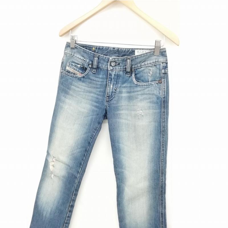 DIESEL ディーゼル LHELA ダメージ加工 デニム パンツ ジーンズ 25  