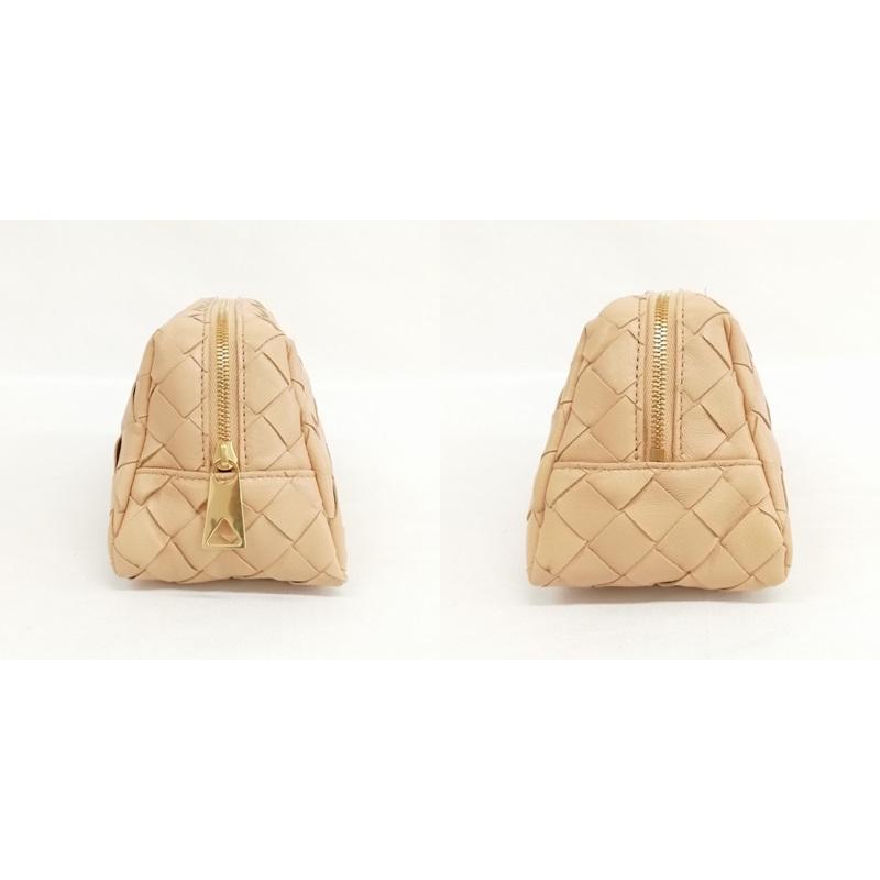 【美品】BOTTEGAVENETA ボッテガヴェネタ　イントレチャート　ポーチ BOTTEGA VENETA（ボッテガ・ヴェネタ） イントレチャート ポーチ