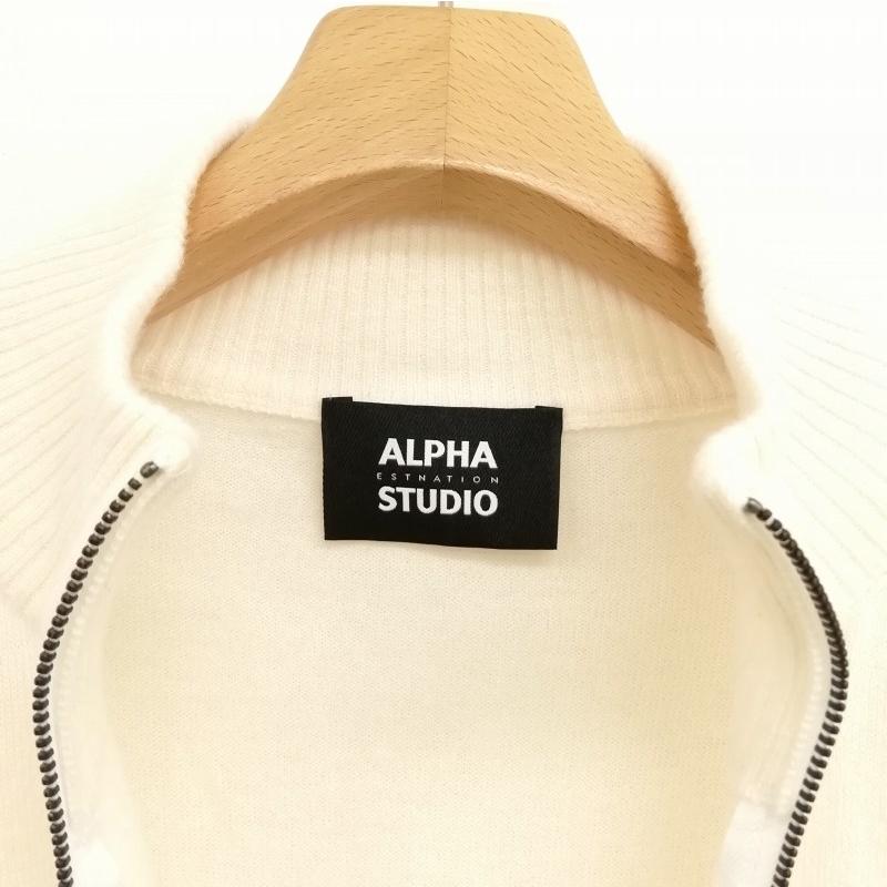 エストネーション ESTNATION ALPHA STUDIO 美品 ウール ニット 