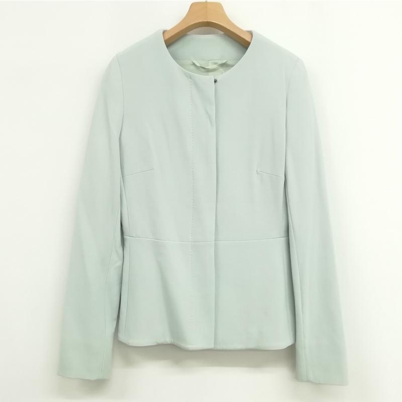 マックスマーラ MAX MARA 白タグ ノーカラー ジャケット 比翼 42  