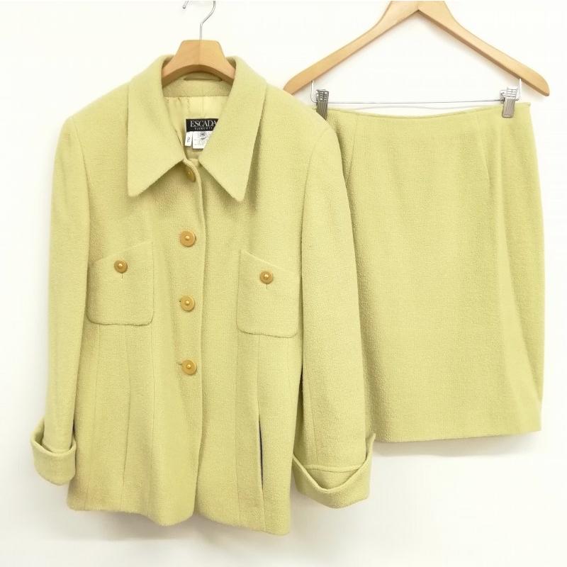 エスカーダ ESCADA ELEMENTS ヴィンテージ ツイード スカート スーツ 