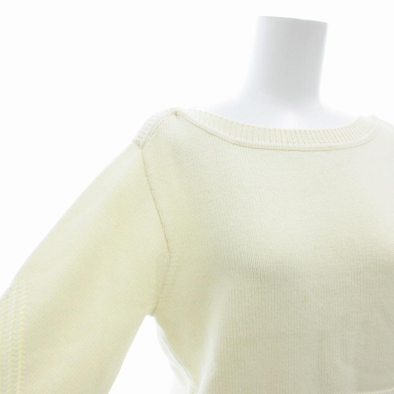 エポカ EPOCA ザ ショップ THE SHOP ニット セーター 長袖 切替 ウール 