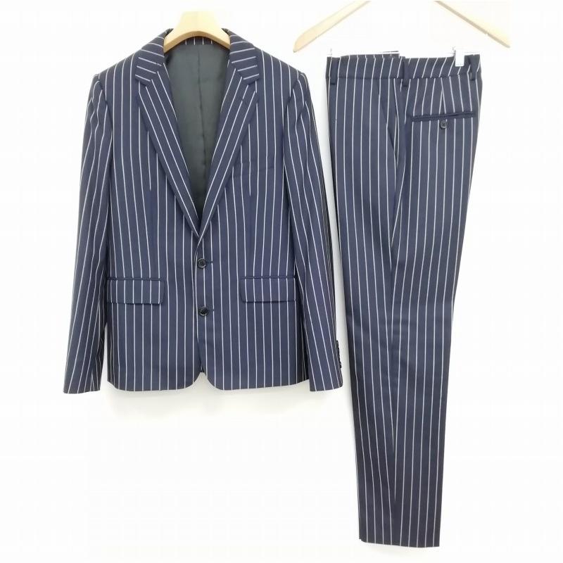 セリーヌ CELINE ストライプ シングル 2B スーツ セットアップ 