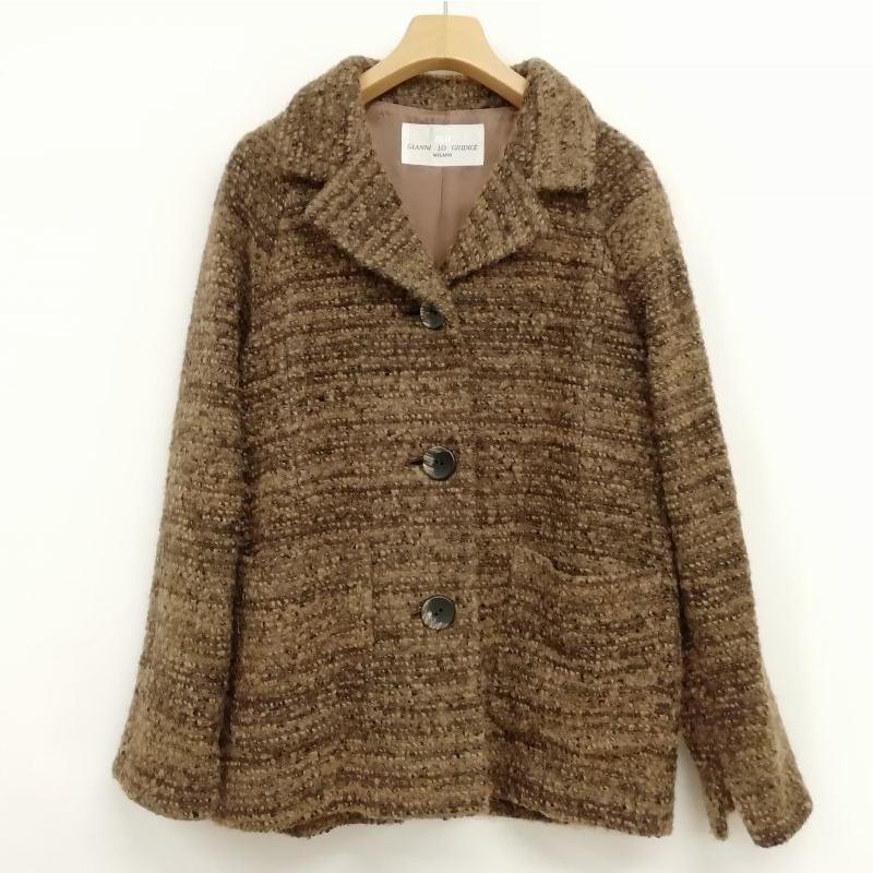 ジャンニロジュディチェ GIANNI LO GIUDICE 美品 ツイード ジャケット  