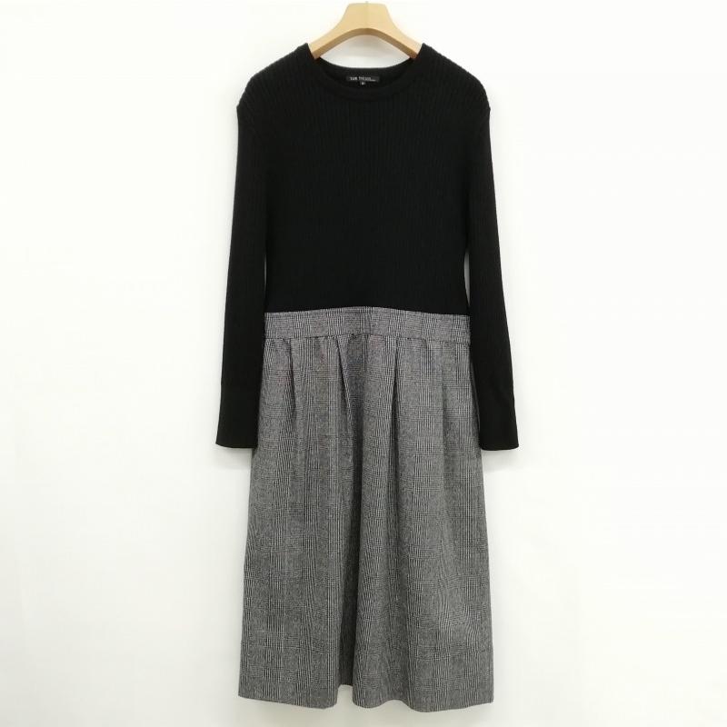 23区 オンワード樫山 2018 ドッキング ワンピース ロング丈  