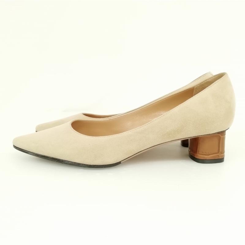 ぺリーコPELLICO スエードプレートパンプスフィッビア