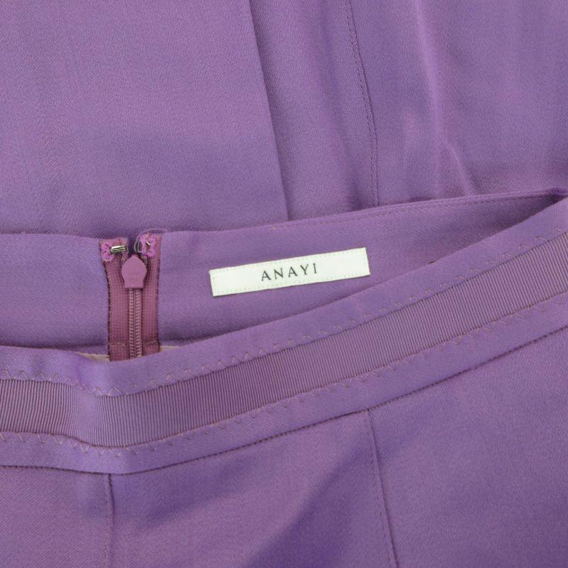 新品タグ付き✨ ANAYI アナイ　ウール　長袖　カットソー　紫　薄紫　スリット trim_ofany_itemac9485aa94d111e