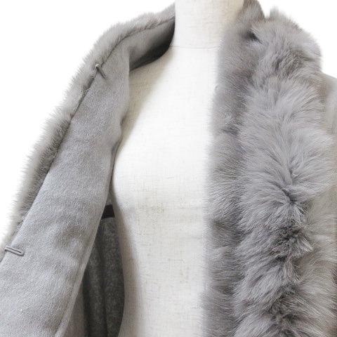 tiedeur ティエドゥール カシミヤ100% ミンク フォックスファー