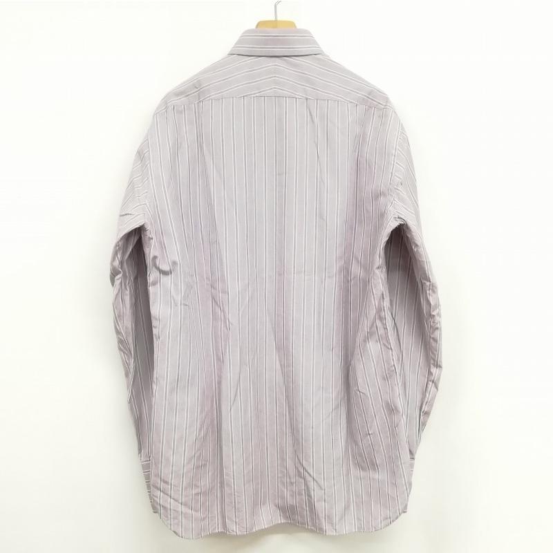 トムフォード TOM FORD ホリゾンタルカラー ストライプ シャツ  