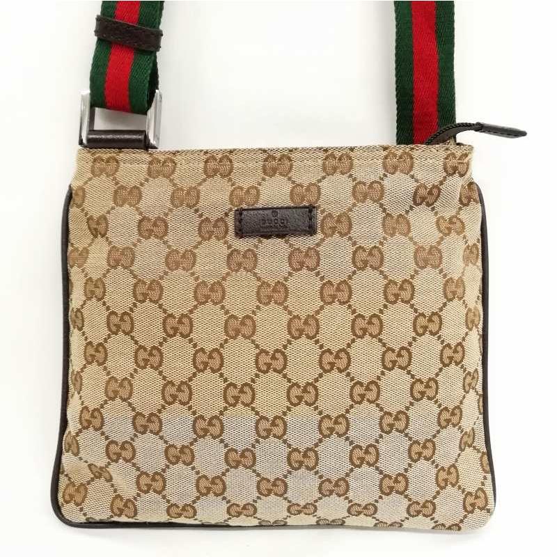 グッチ GUCCI ショルダーバッグ GGキャンバス 146309 ベージュ