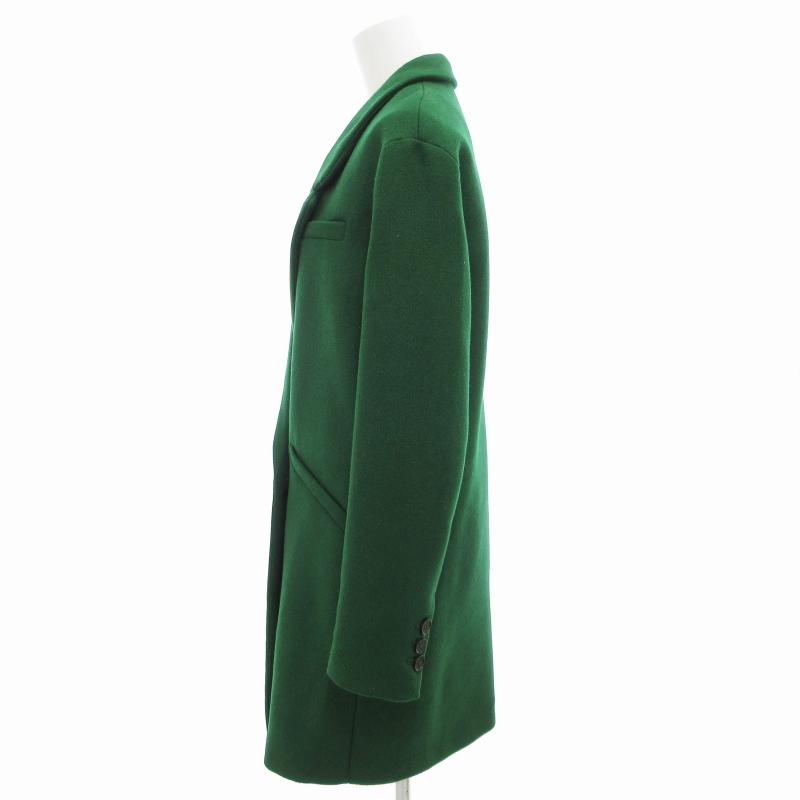 ZARA ザラ TRF 美品 ダブル チェスターコート ミドル XS 緑 ZARA ザラ TRF 美品 ダブル チェスターコート ミドル XS 緑