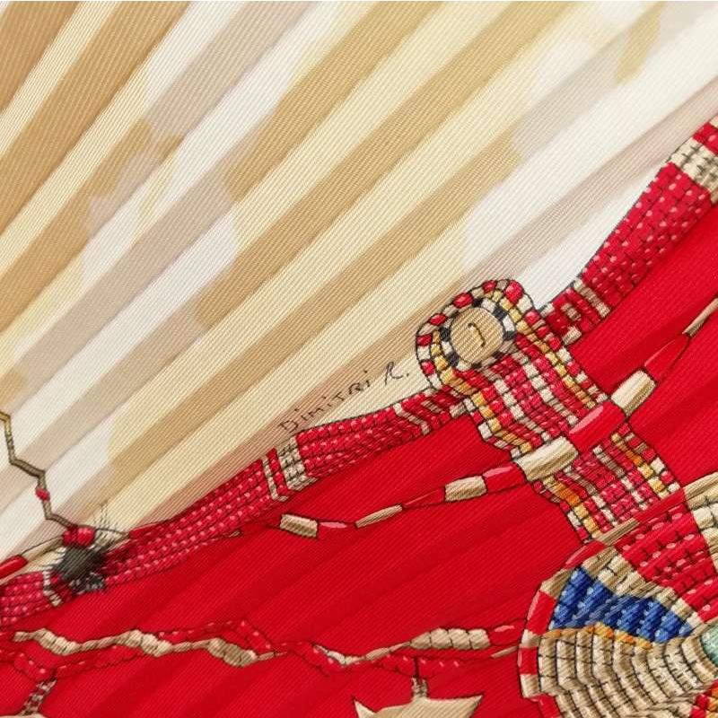 HERMES（エルメス） プリーツ カレ90 perles Du Kenya ケニアの真珠
