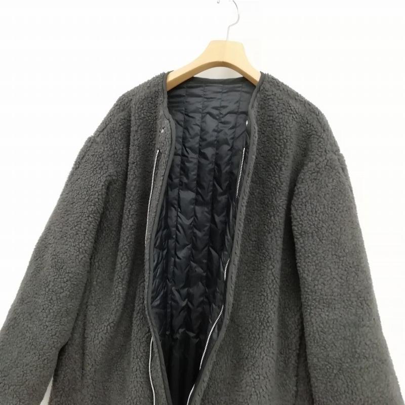 シップス SHIPS タイオン TAION 別注 ボア キルティング リバーシブル