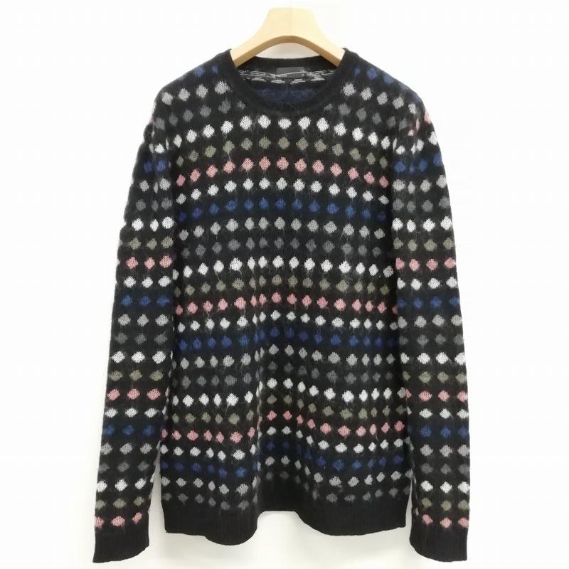 ラッドミュージシャン LAD MUSICIAN 2215-031 ドット モヘヤ ニット 