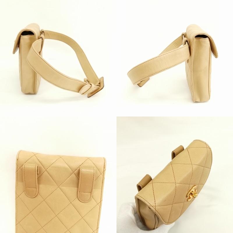 CHANEL シャネル ビコローレ マトラッセ ウエスト ポーチ バッグ