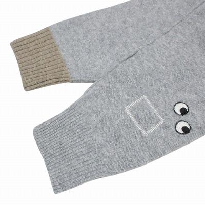 ユニクロ アニヤハインドマーチ 美品 23AW プレミアムラムクルーネック  