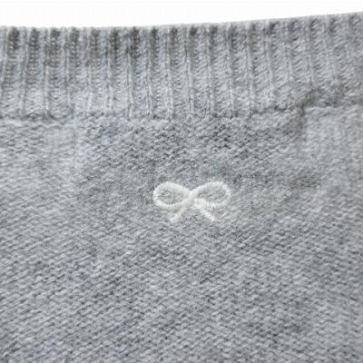 ユニクロ アニヤハインドマーチ 美品 23AW プレミアムラムクルーネック  