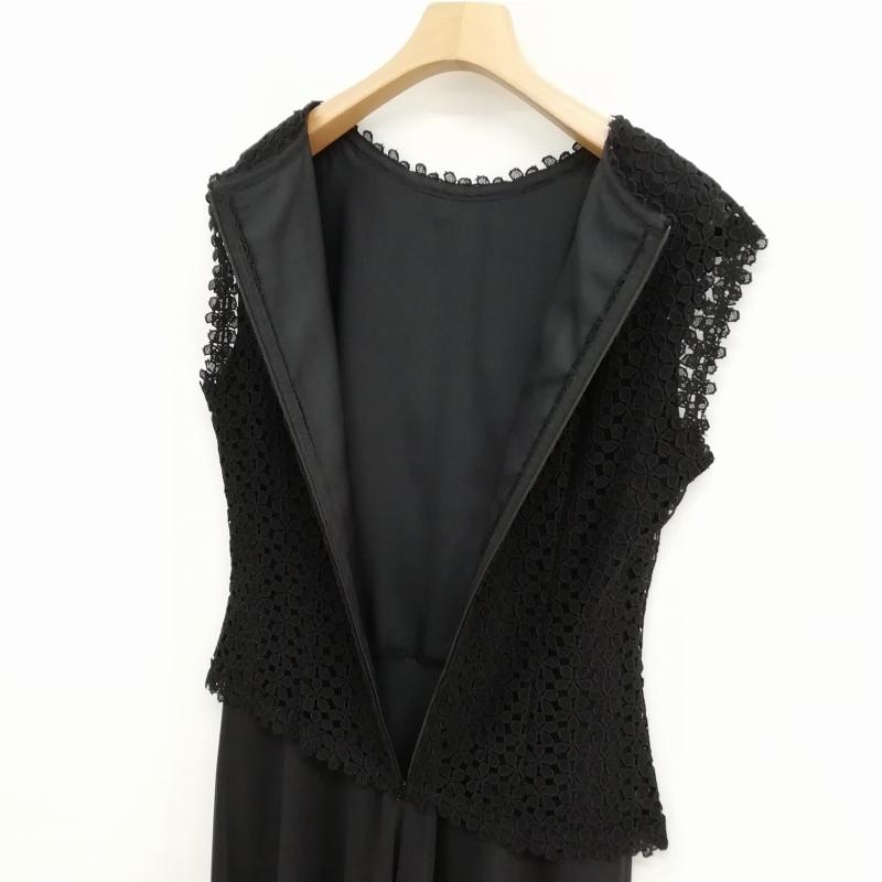 東京ソワール SOIR DOLCE レース オーガンジー ロング ワンピース