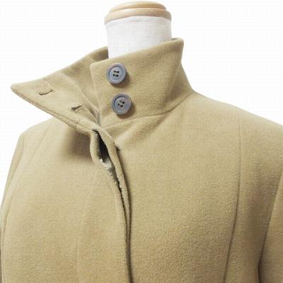 UNTITLED（アンタイトル） ロングコート アンゴラ ウール スタンド