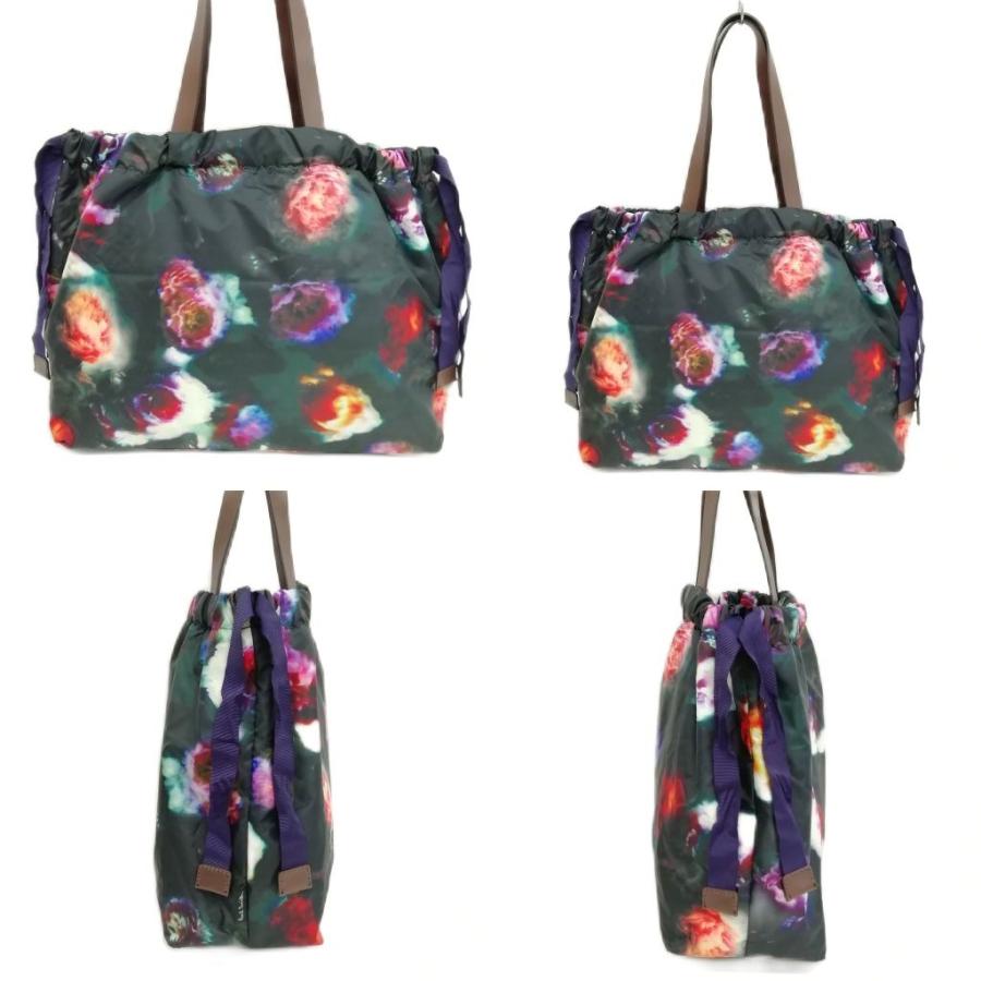 Paul Smith（ポール・スミス） 花柄 ナイロン 巾着 トートバッグ 美品