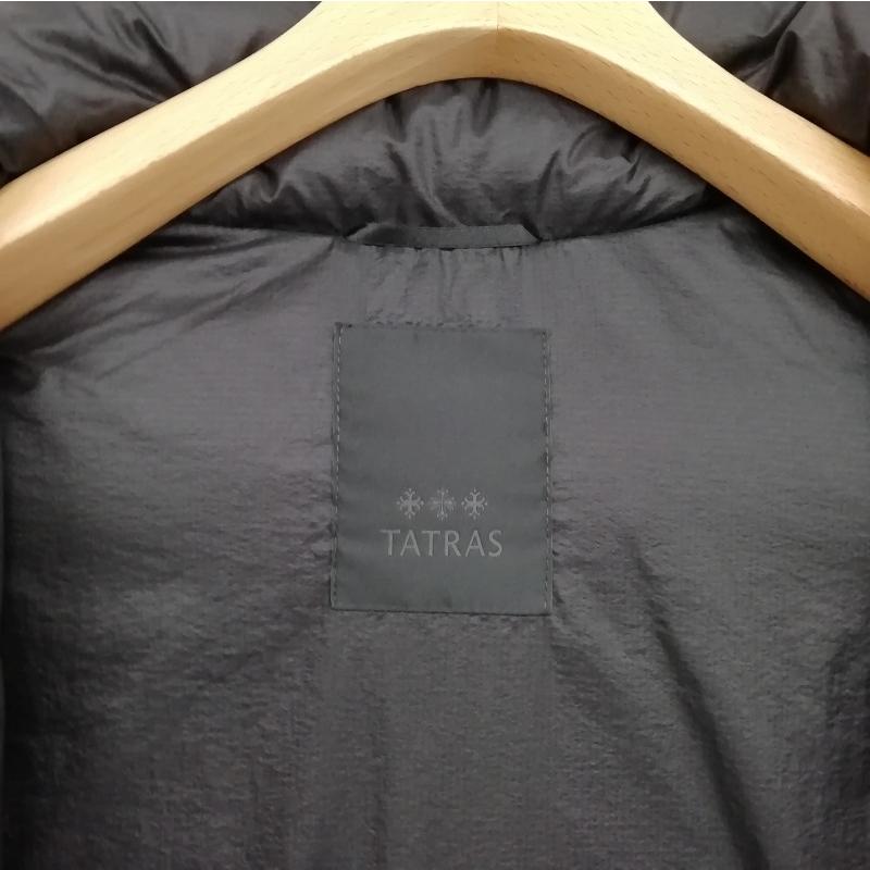 『美品』TATRAS タトラス　ダウンベスト　フード脱着 ブラック　02 TATRAS タトラス ダウン ダウンベスト アウター ゴドル メンズ