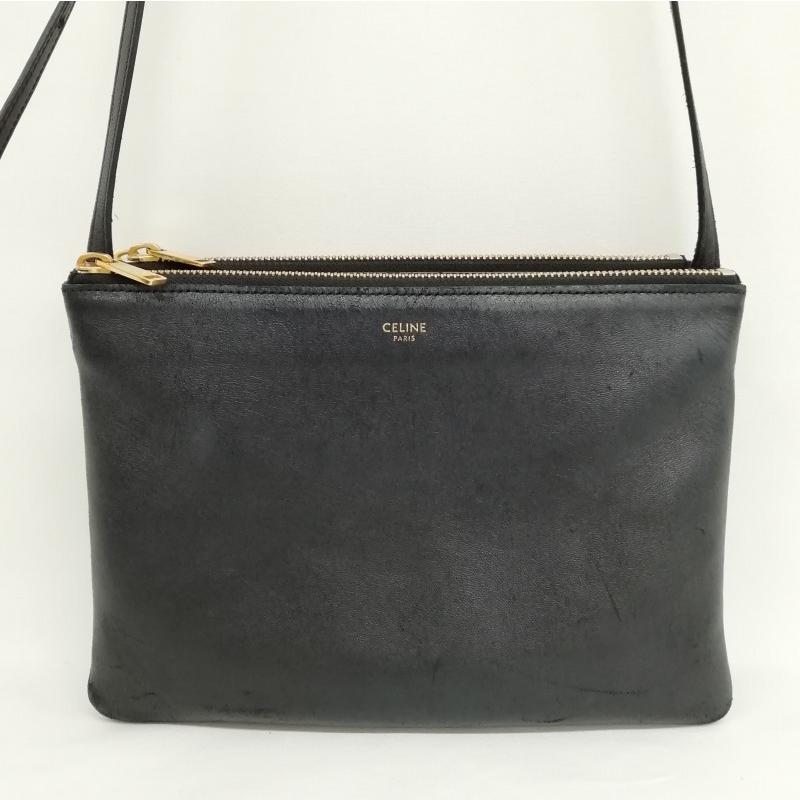 CELINE（セリーヌ） トリオ スモール ショルダーバッグ レザー