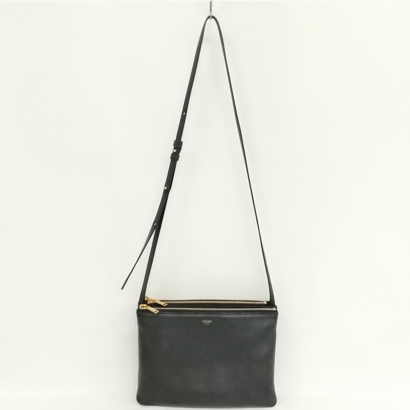 CELINE（セリーヌ） トリオ スモール ショルダーバッグ レザー