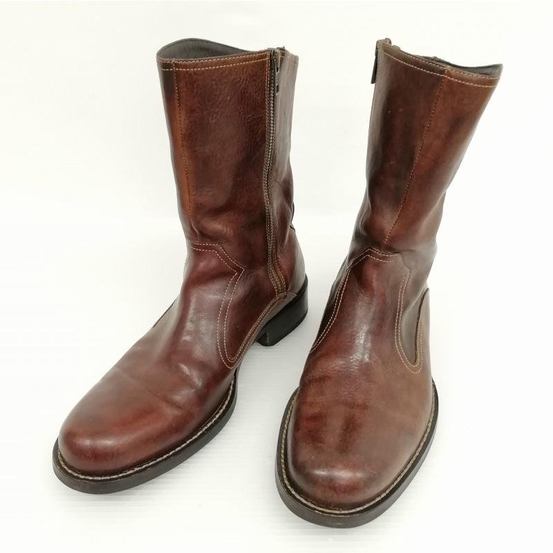 コールハーン COLE HAAN サイドジップ レザー ブーツ ウエスタン